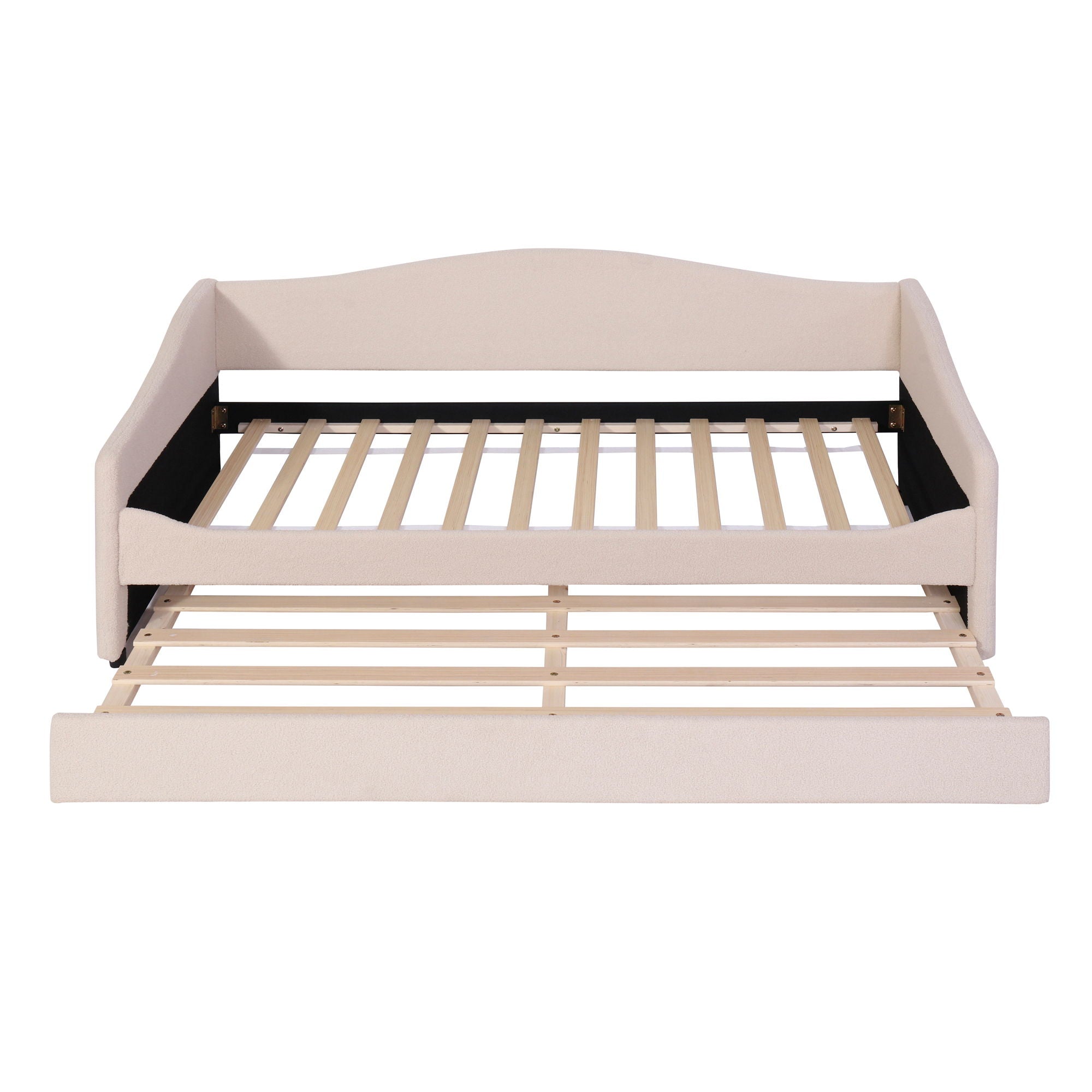 Design Upholstered Daybed With Light and Trundle