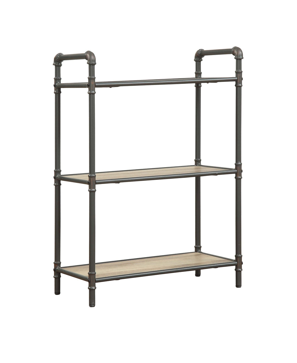 Itzel Antique Bookshelf - Gray / Oak