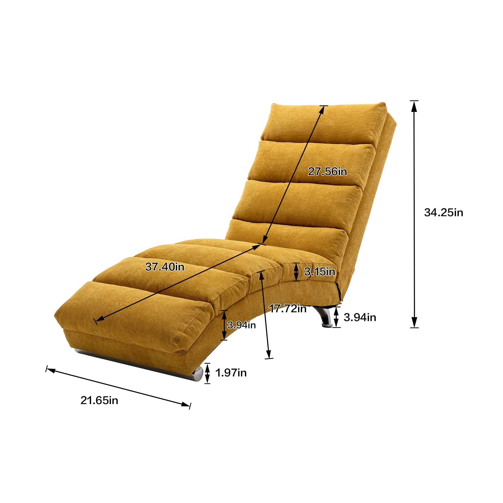 Massage Chaise Lounge Indoor With Remote Control