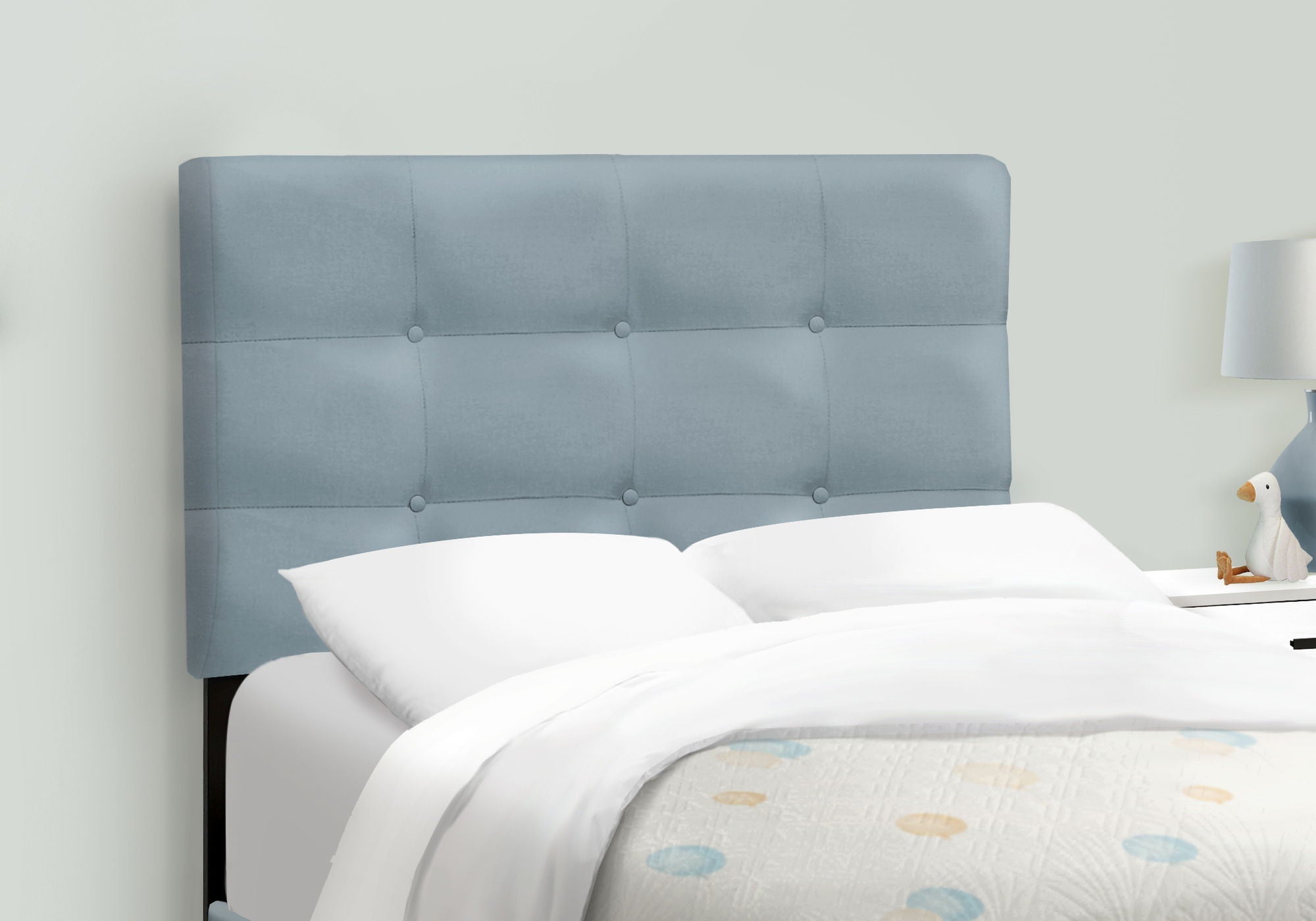 Transitional Upholstered Bed Frame