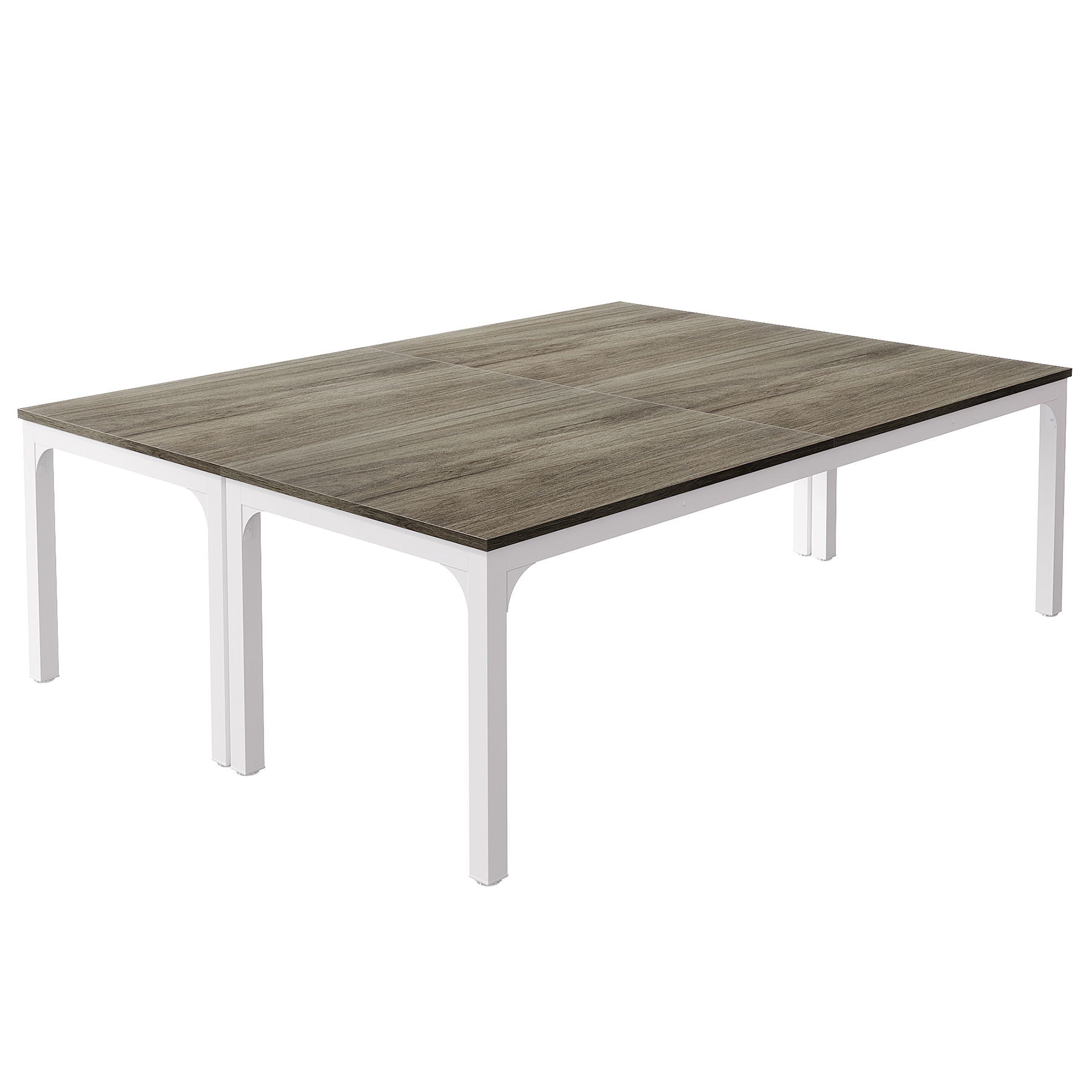 Extra Long 2 Person Computer Desk With Collaborative Workstation