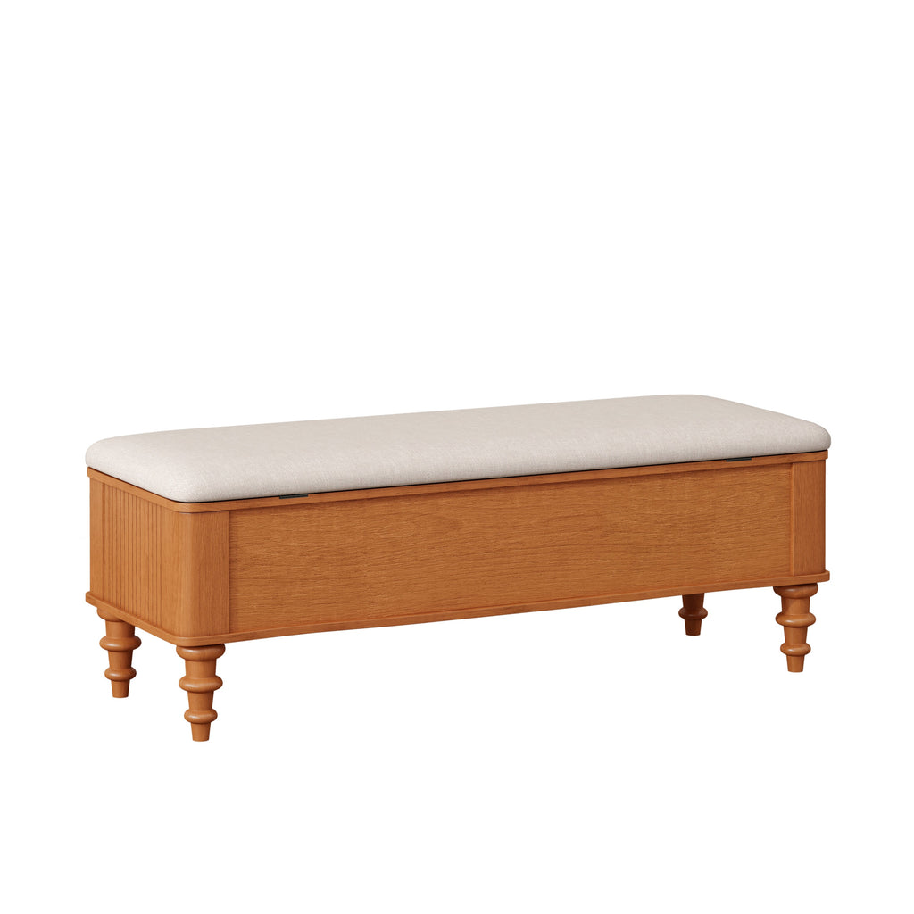 50.8-Inch Multi-Functional Storage Ottoman Bench