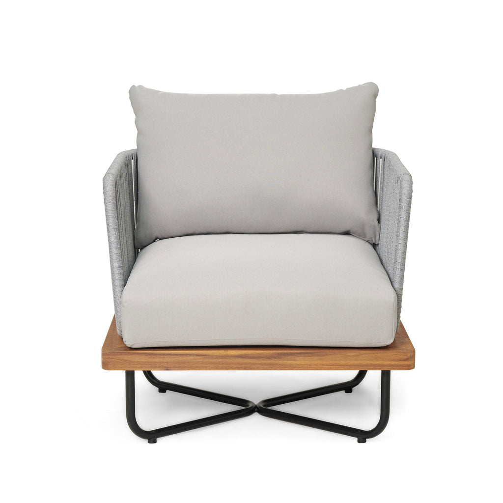 Lucca Outdoor Acacia Wood Chair