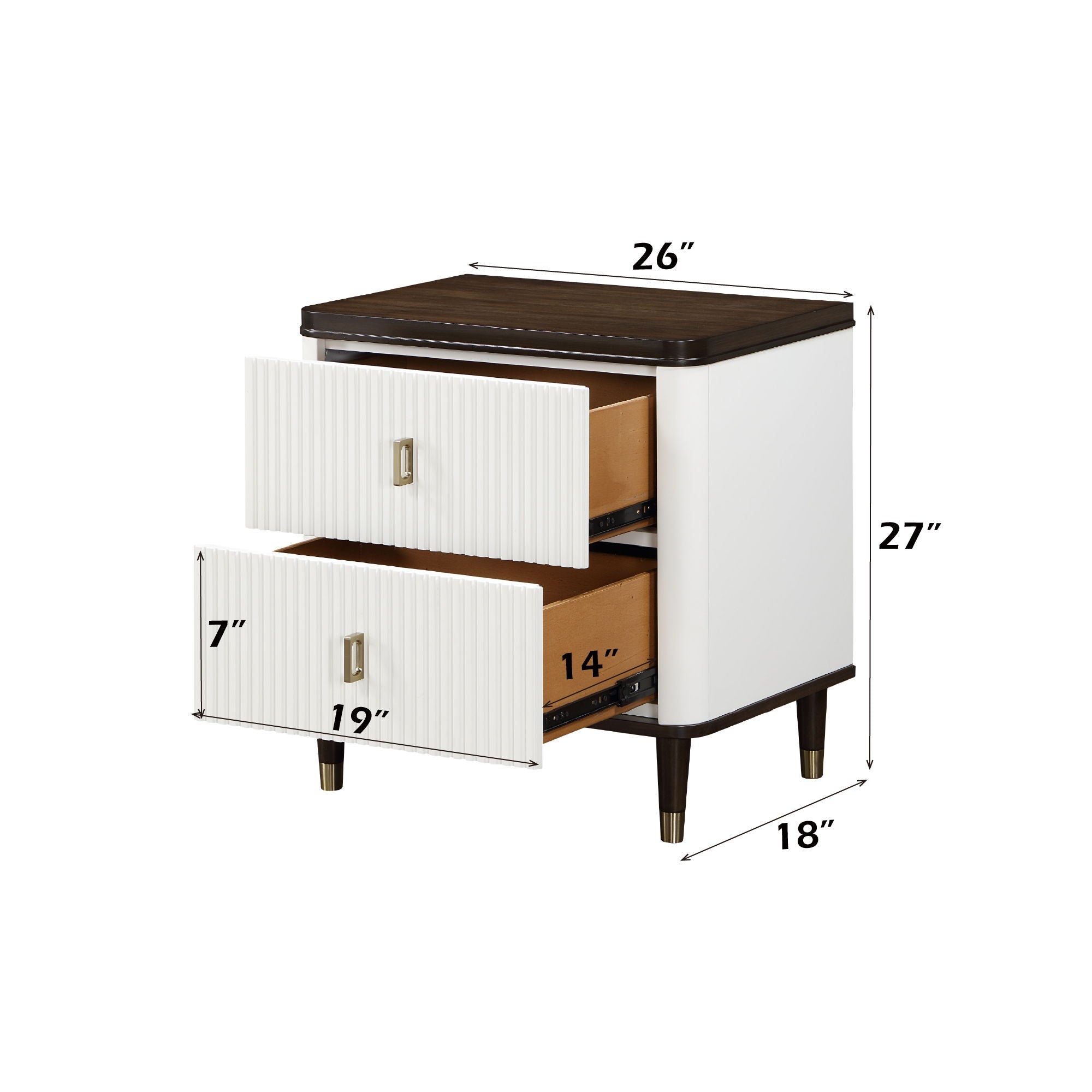Carena - 5 Piece Bedroom Set (Eastern King Bed, Dresser, Chest, Mirror, Nightstand)