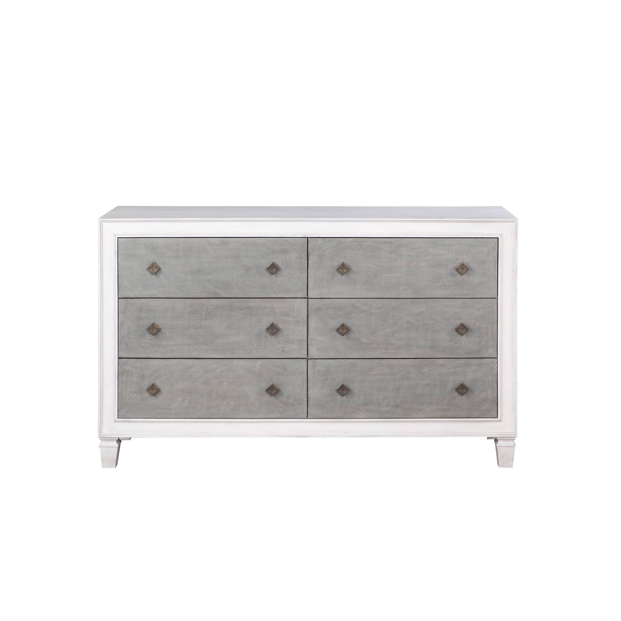 Katia Weathered Dresser - White