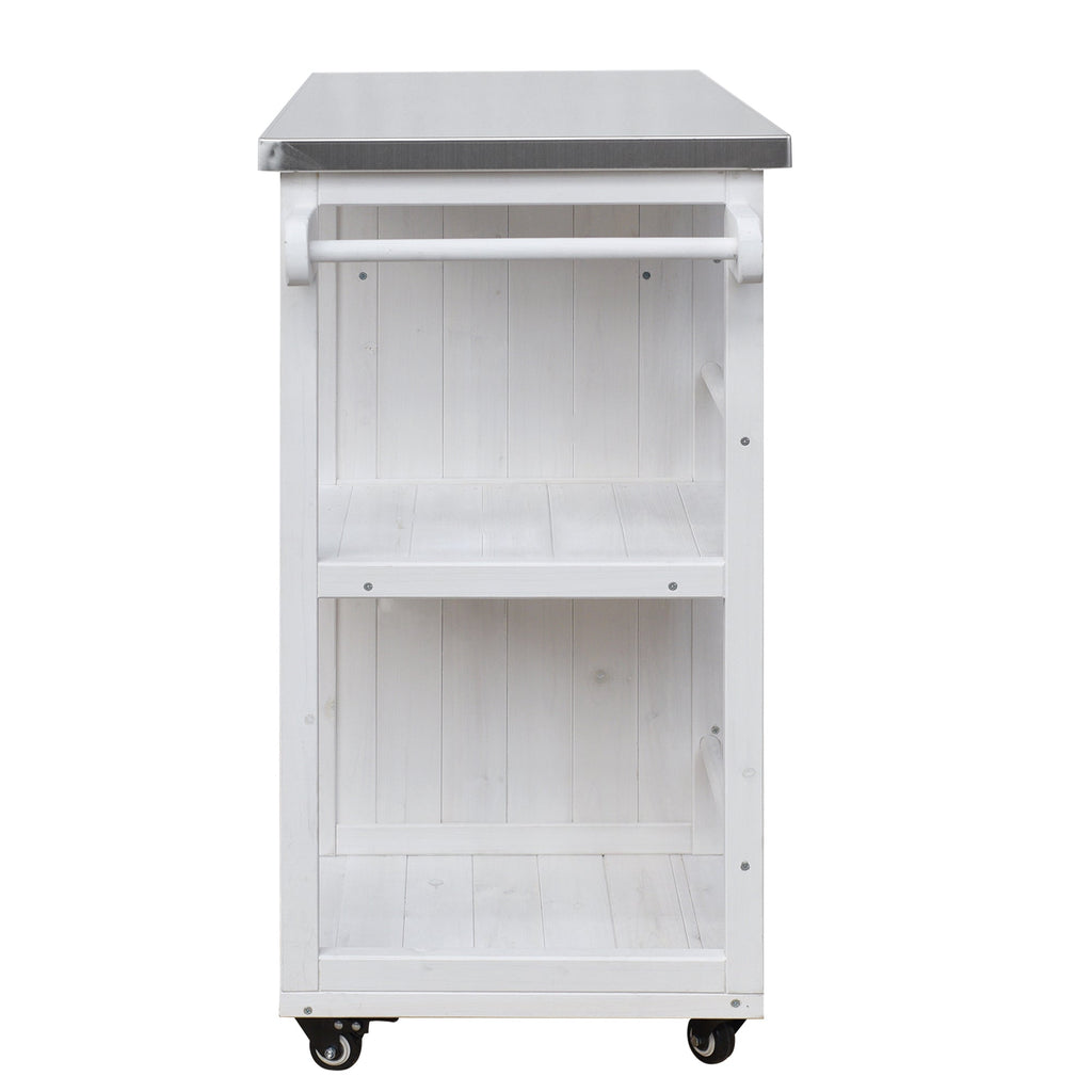 Outdoor Kitchen Island Fir Wood Prep Station