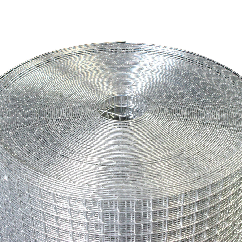 Galvanized Hardware Cloth, Gauge Metal Wire Fencing Roll For Garden And Animal Use - Silver