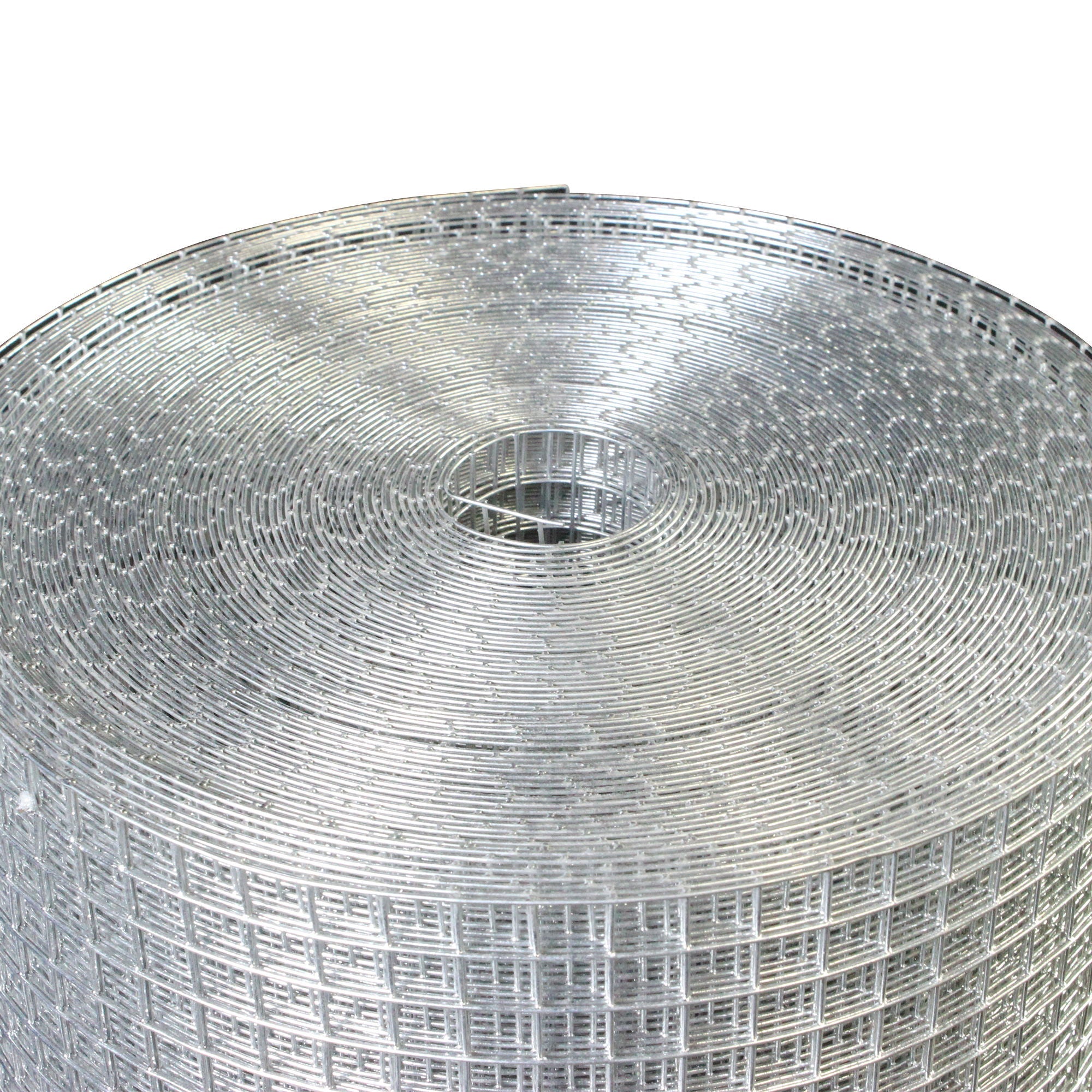 Galvanized Hardware Cloth, Gauge Metal Wire Fencing Roll For Garden And Animal Use - Silver