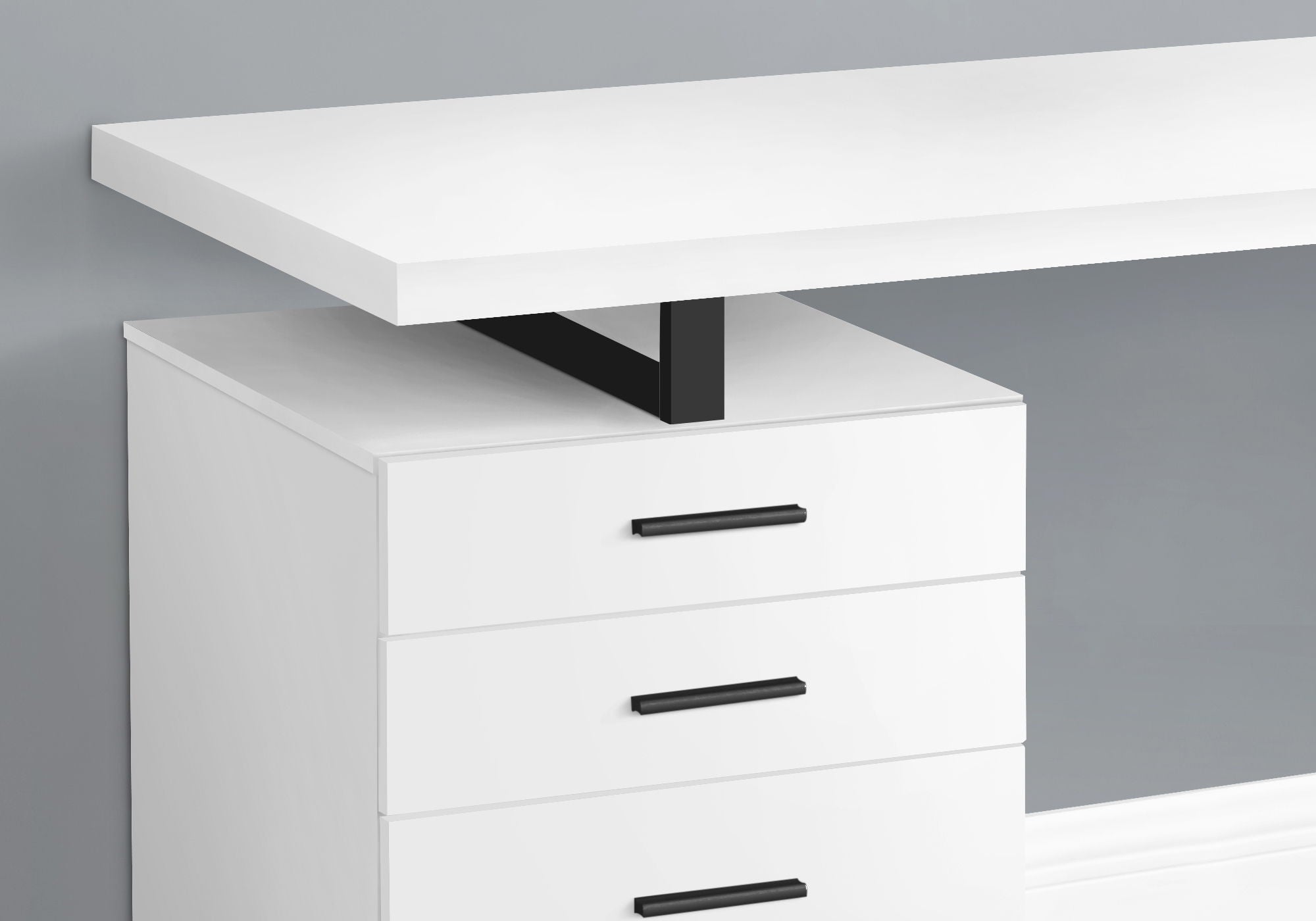 Computer Desk For Home Office, Left or Right Setup with Storage Drawers