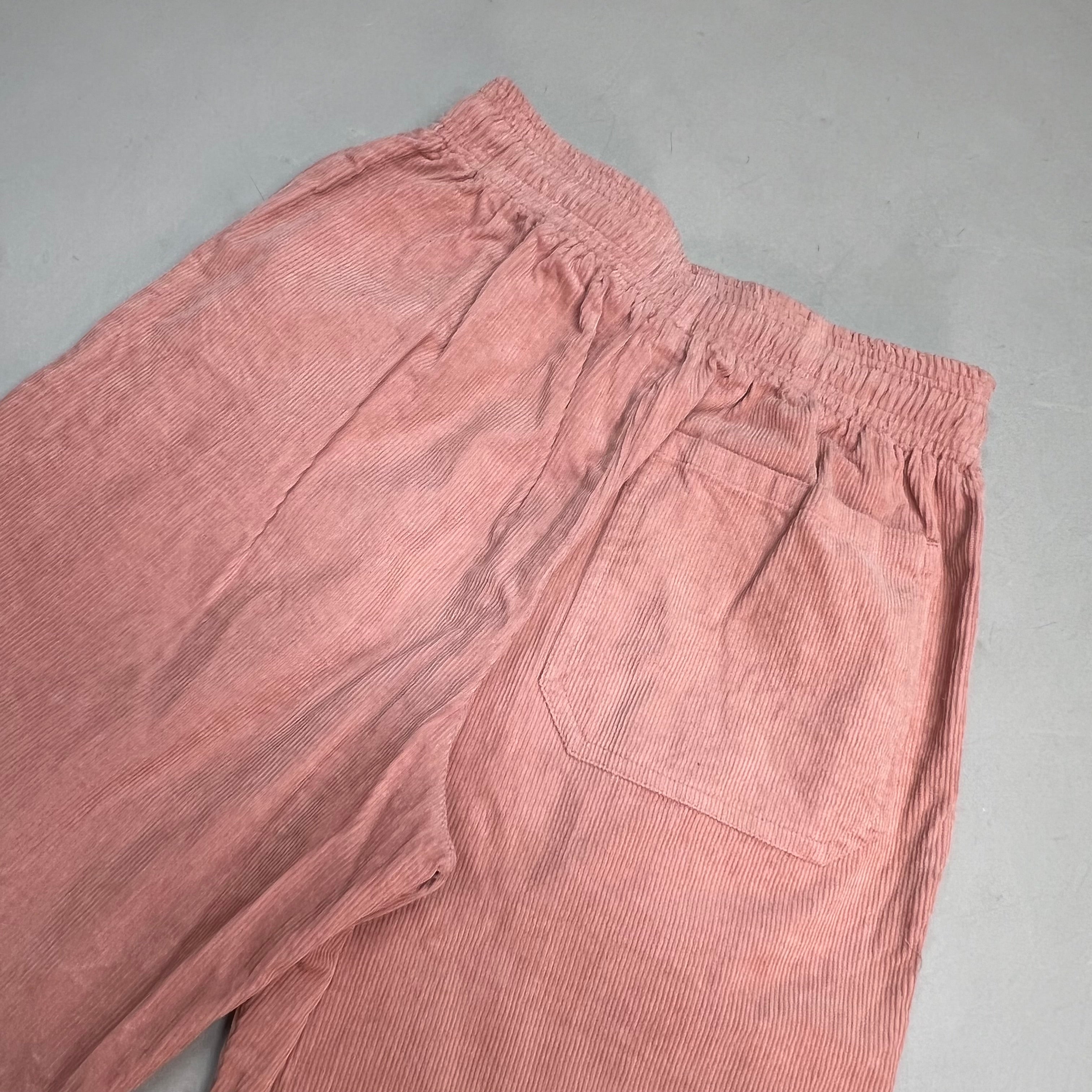 REUME CALIFORNIA Corduroy Tapered Pants Women's Sz S Dusty Pink (Pre-Owned)