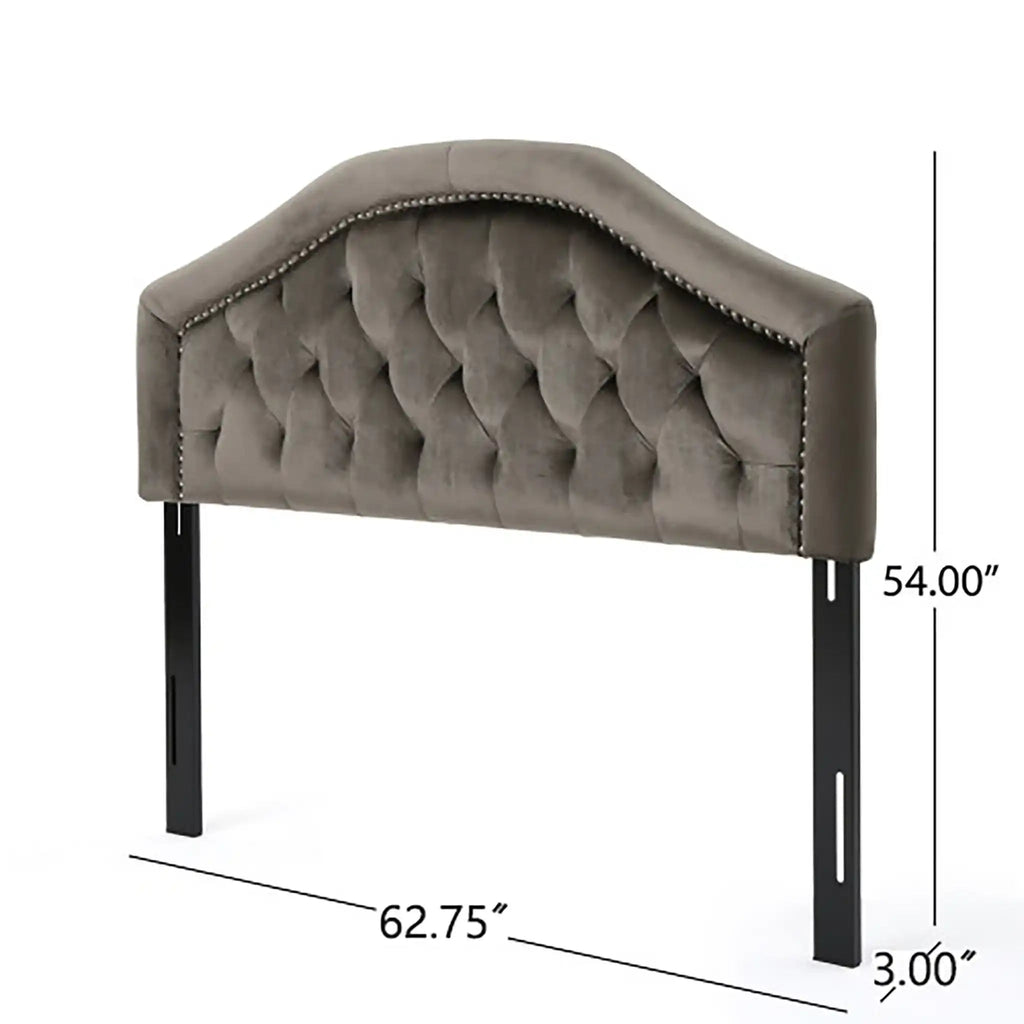 Kaarina Contemporary Tufted Fabric Headboard