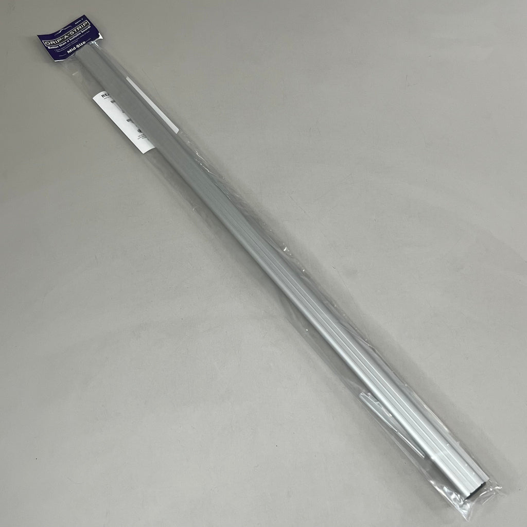 ADVANTUS Grip-A-Strip Display Rail 36x1.5 Aluminum Finish 091141020057
