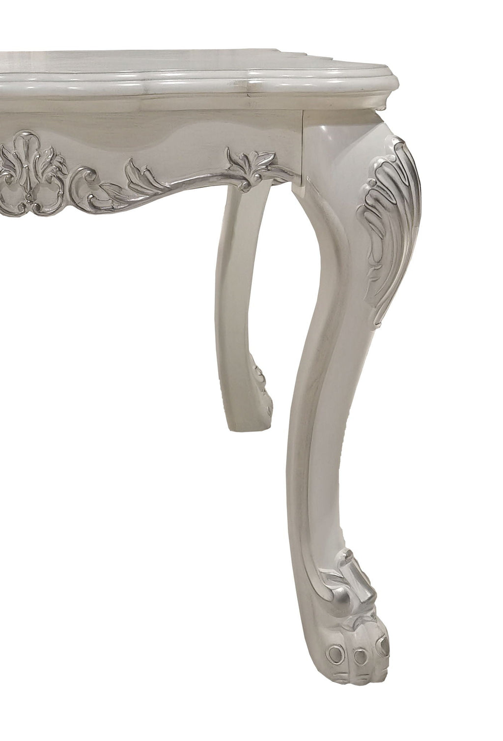 Dresden End Table Bone White
