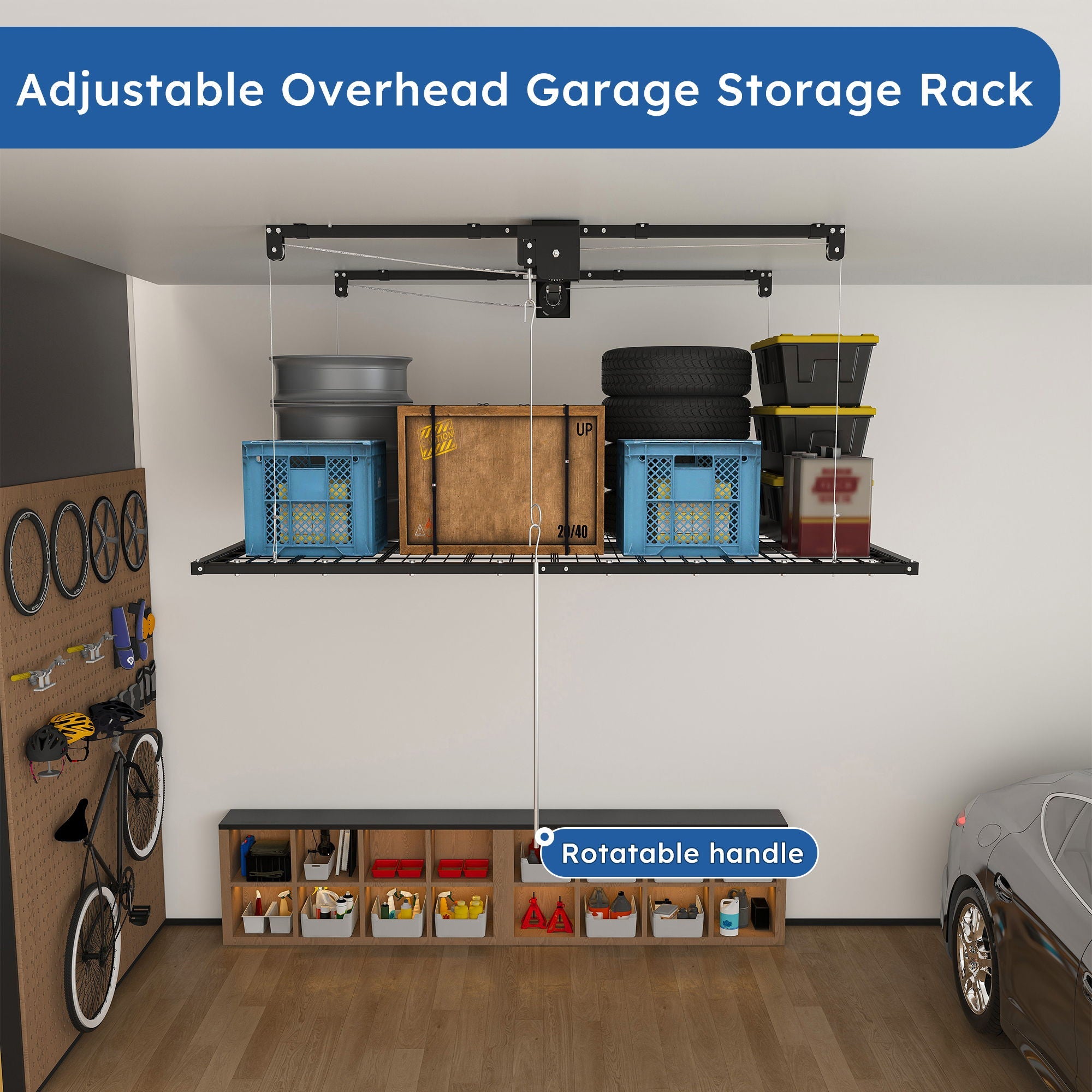 Overhead Garage Storage Rack