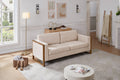 Modern 3-Seater Sofa With Solid Wood Legs