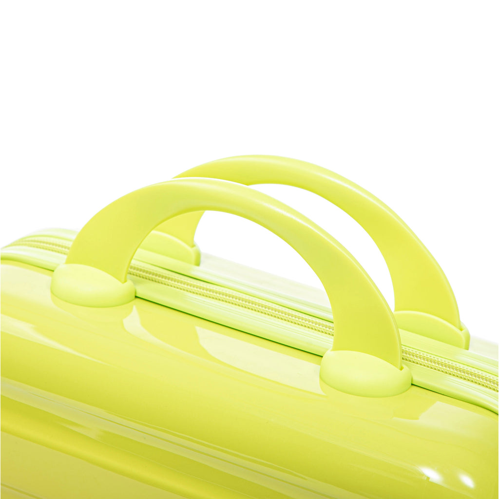 14'/20' 2-Piece PC Spinner Wheel Luggage Set with Gradient Color and Lock