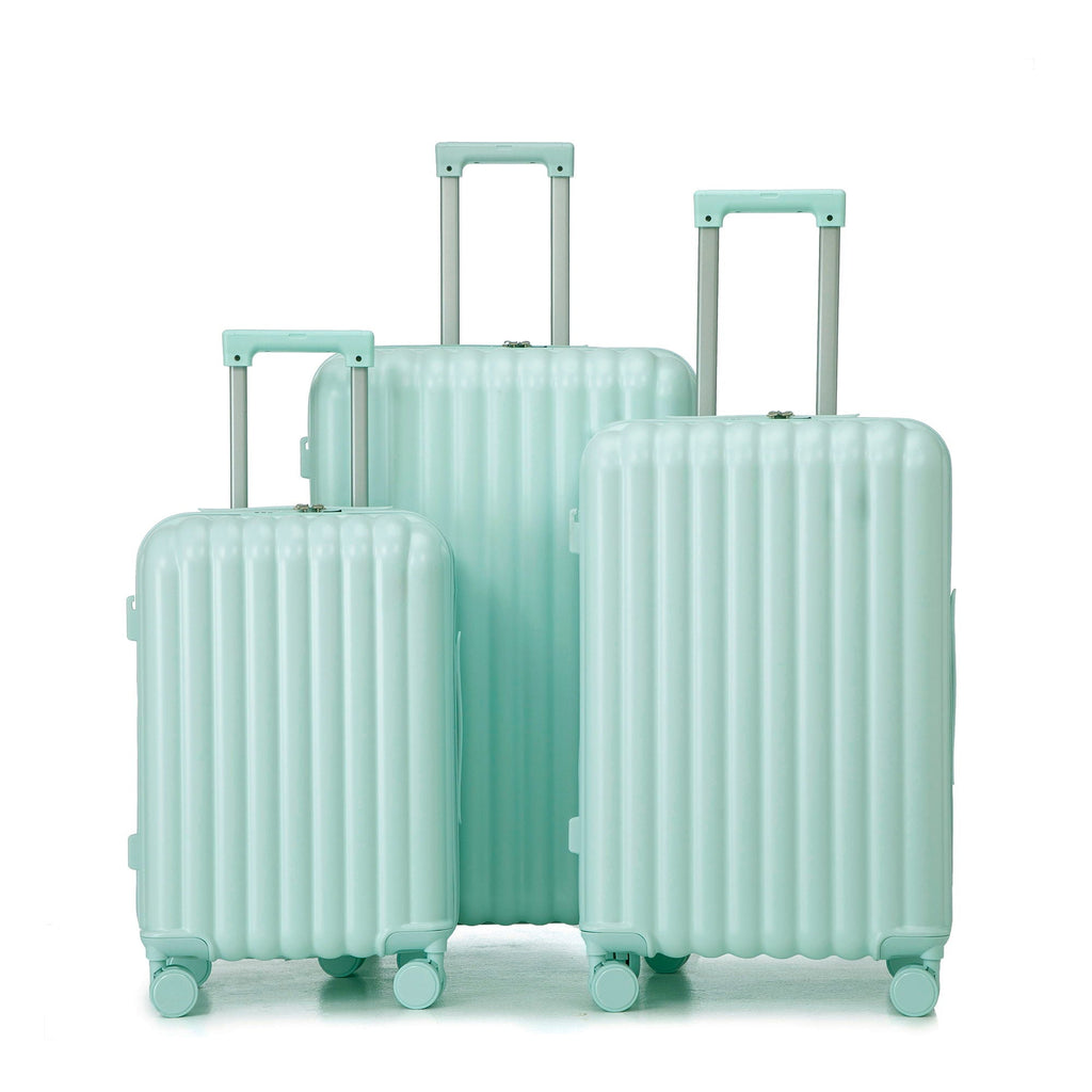 20" / 24" / 28" 3 Pieces / Set Spinner Wheel Luggage, Carry On Suitcase, With Cup Holder & USB Port & Phone Holder