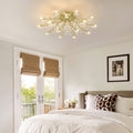 15-Light Chandelier Crystal Ceiling Lamp