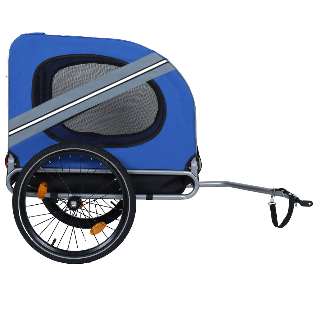 Large Folding Bike Trailer for Dogs – 66LB Capacity All-Terrain Pet Carrier