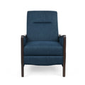 Drury Contemporary Fabric Upholstered Pushback Recliner