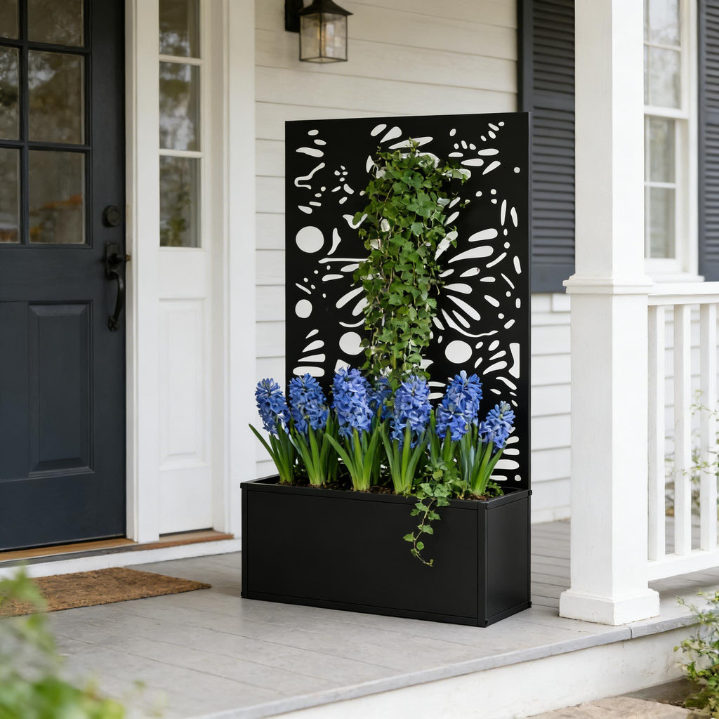 Stylish Plant Bed, Freestanding or Wall Mounted Plant Bed