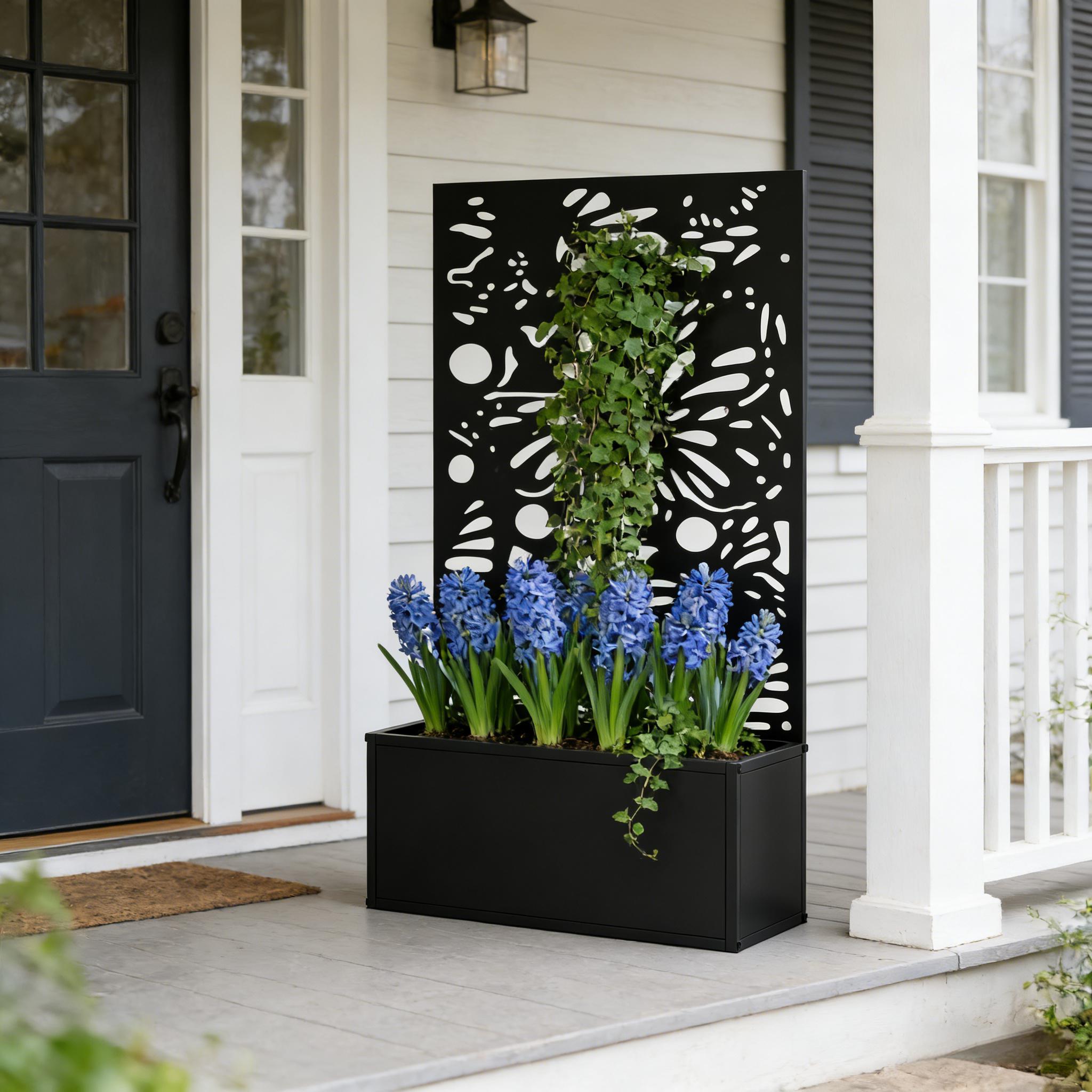 Stylish Plant Bed, Freestanding or Wall Mounted Plant Bed