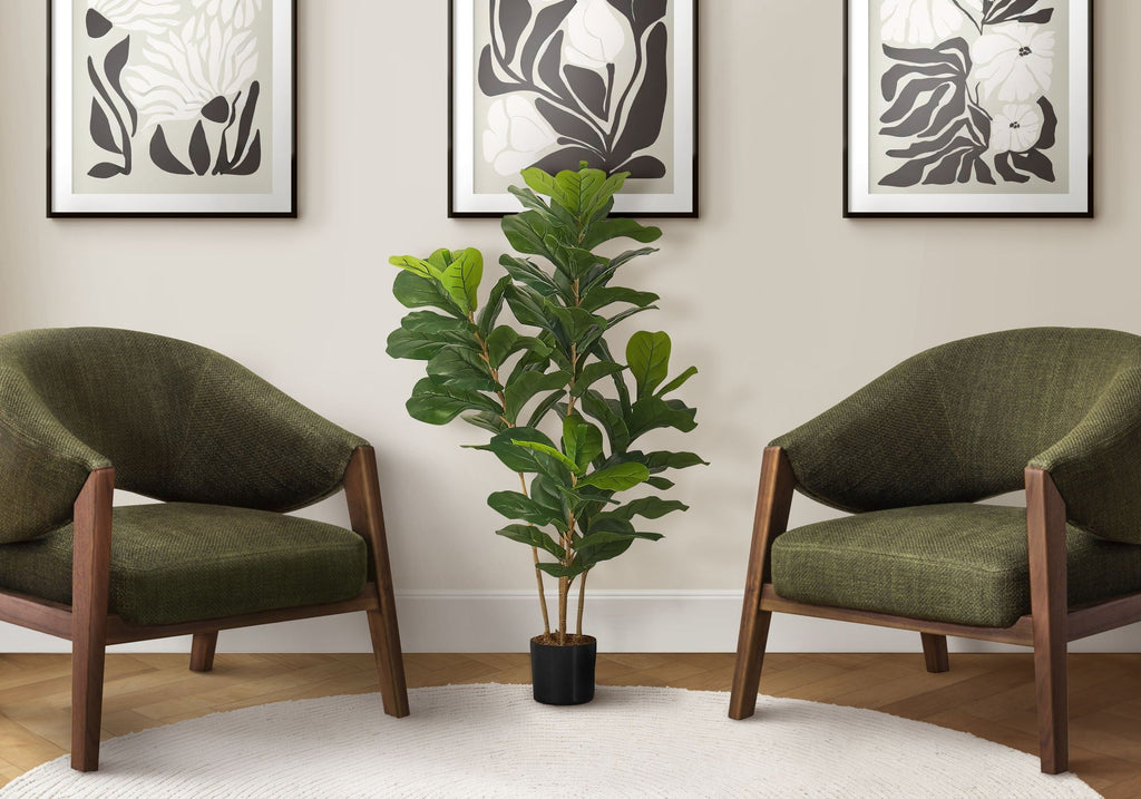 41" Tall Artificial Fiddle Tree Indoor Faux Plant