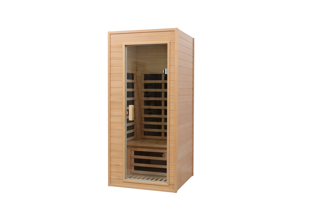 Hemlock One-person far infrared roof embedded indoor sauna room (Left & Right)