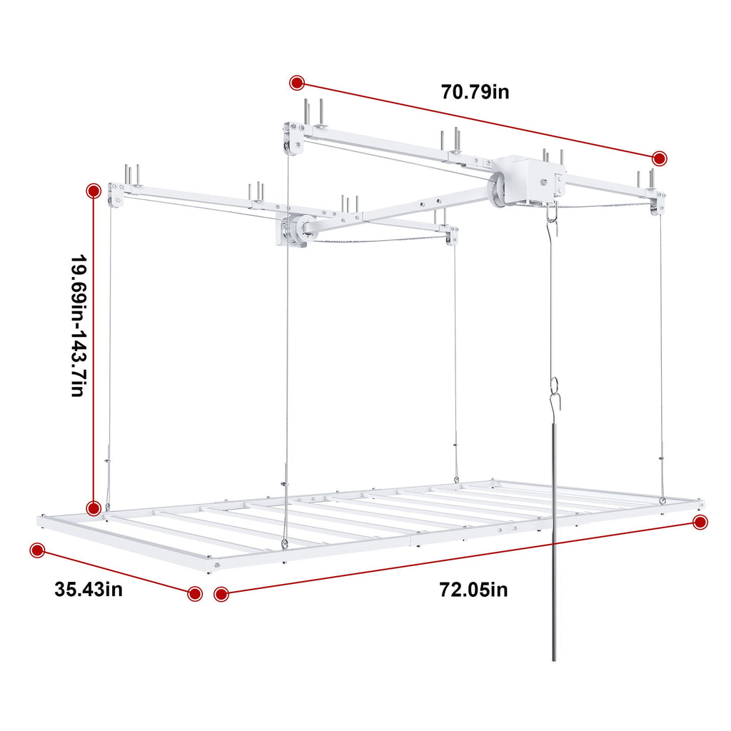 Overhead Garage Storage Rack