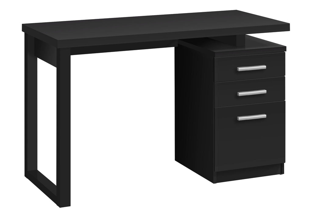 Computer Desk for Home Office Laptop with Reversible Storage Drawers