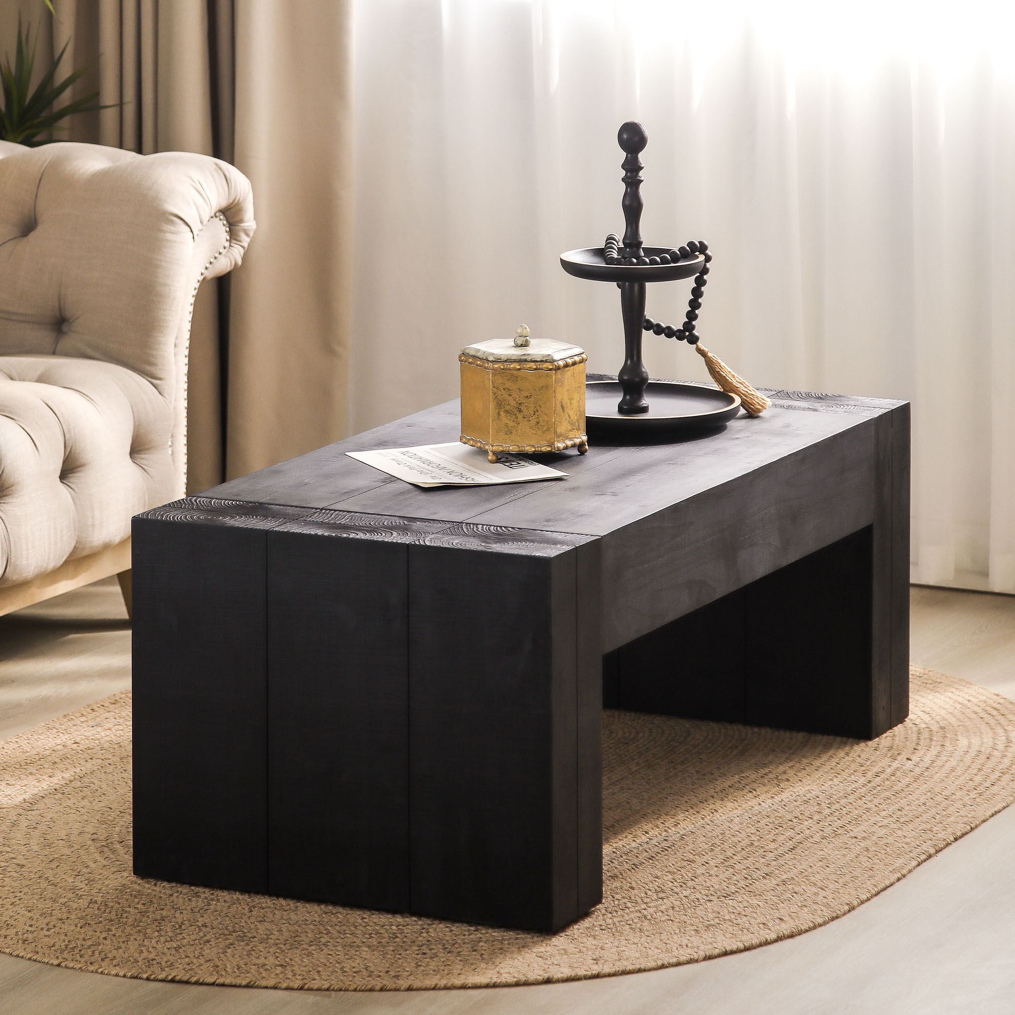 Minimalist Rectangular Center Table For Living Room