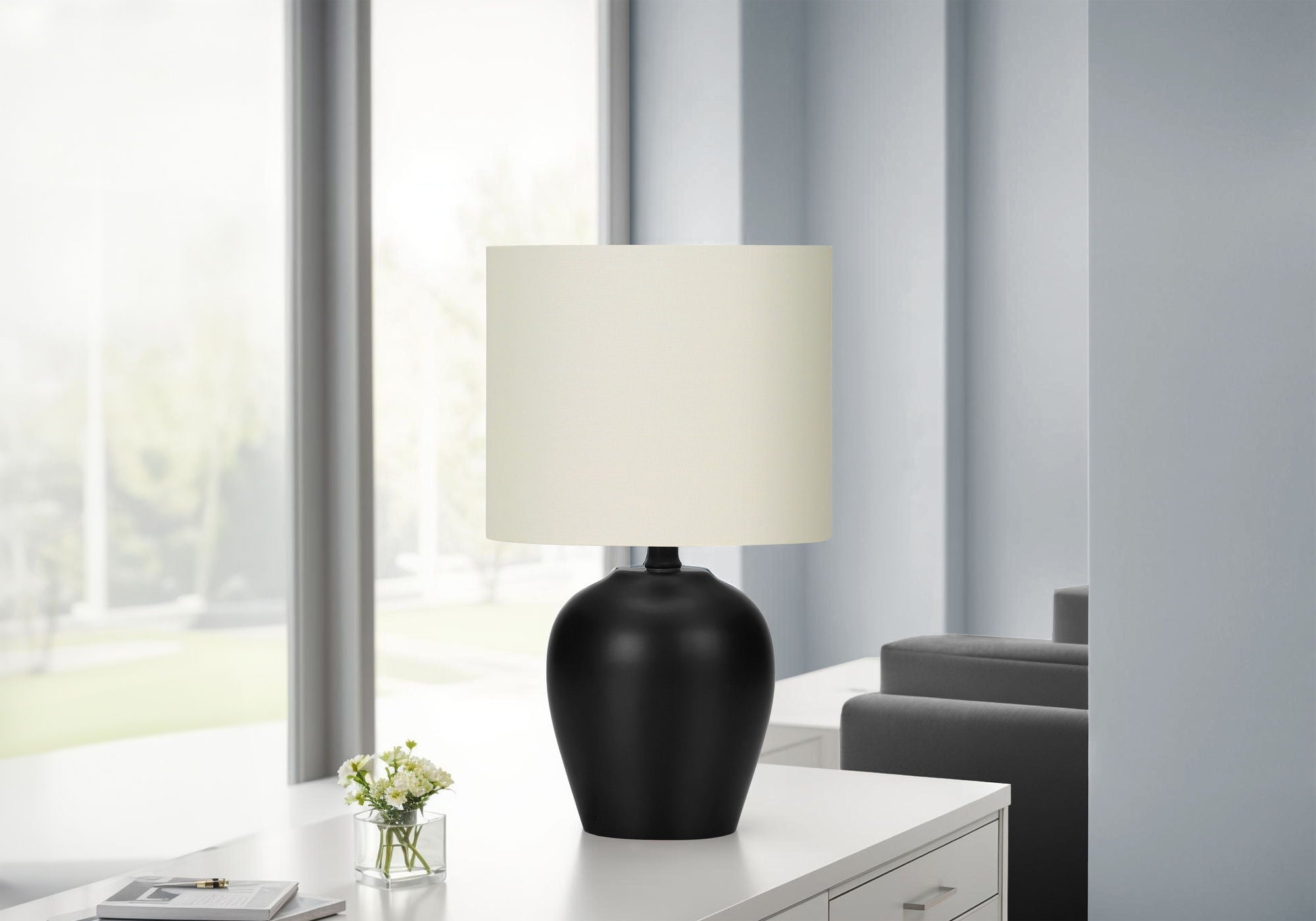 Lighting Table Lamp Transitional - Black / Cream