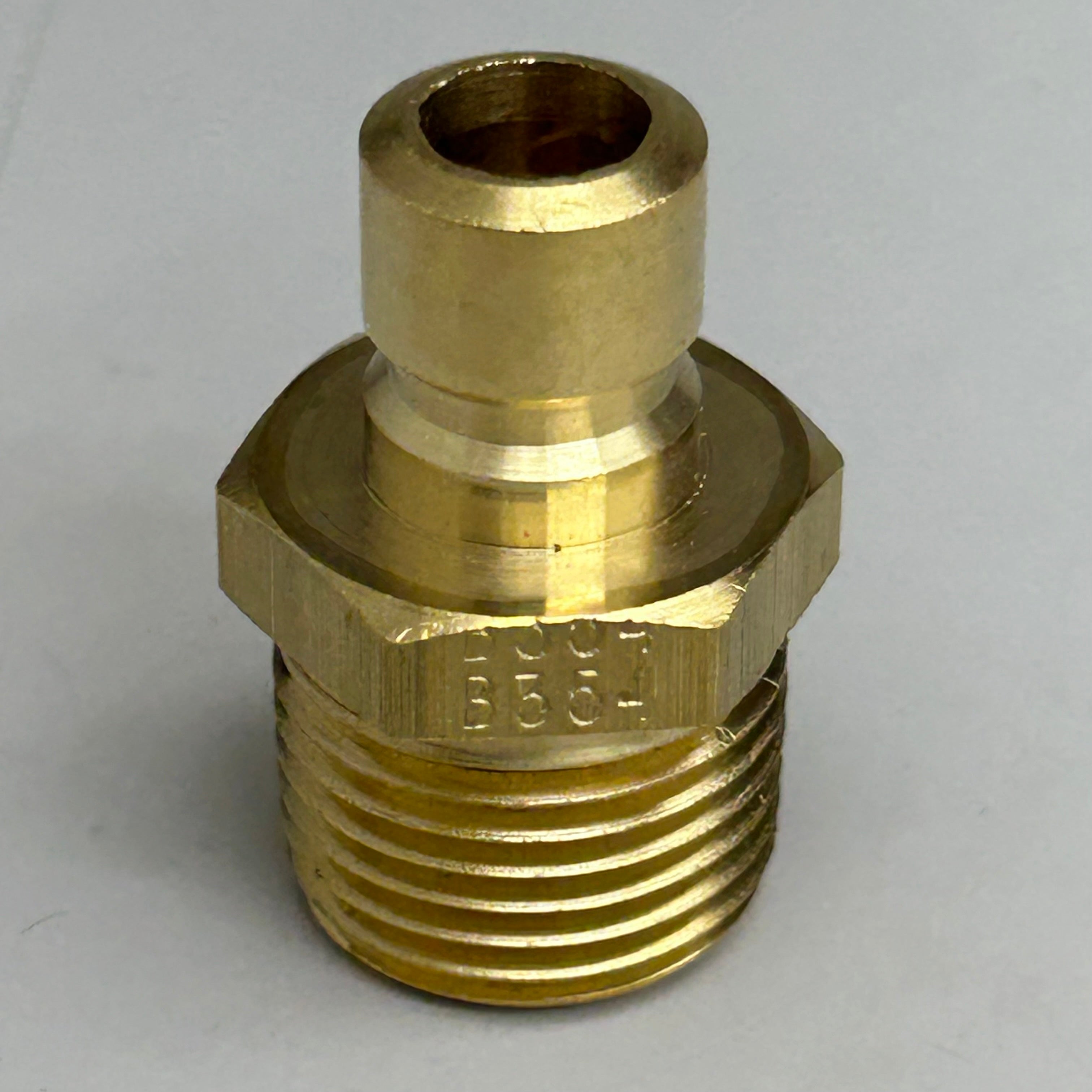 PLASTIC PROCESS EQUIPMENT (10 Pack) Male Plug Fitting 3/8" ID 1/2" NPT Brass  PPEB354