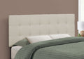 Full Size Upholstered Bed Headboard - Beige