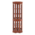 Corner Curio Cabinet With 5 Shelves And Lighting System
