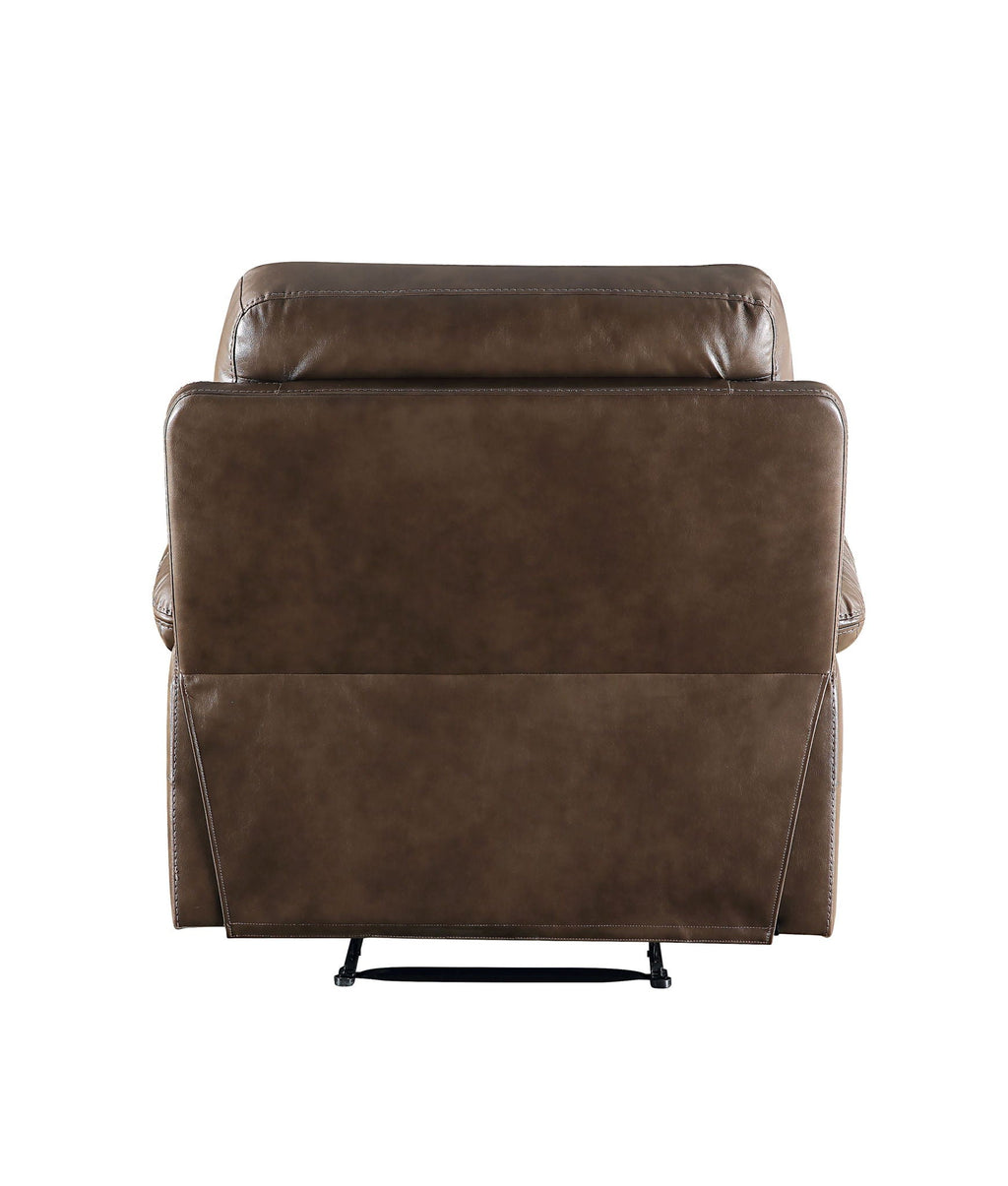 Aashi Leather Gel Match Recliner Chair - Brown