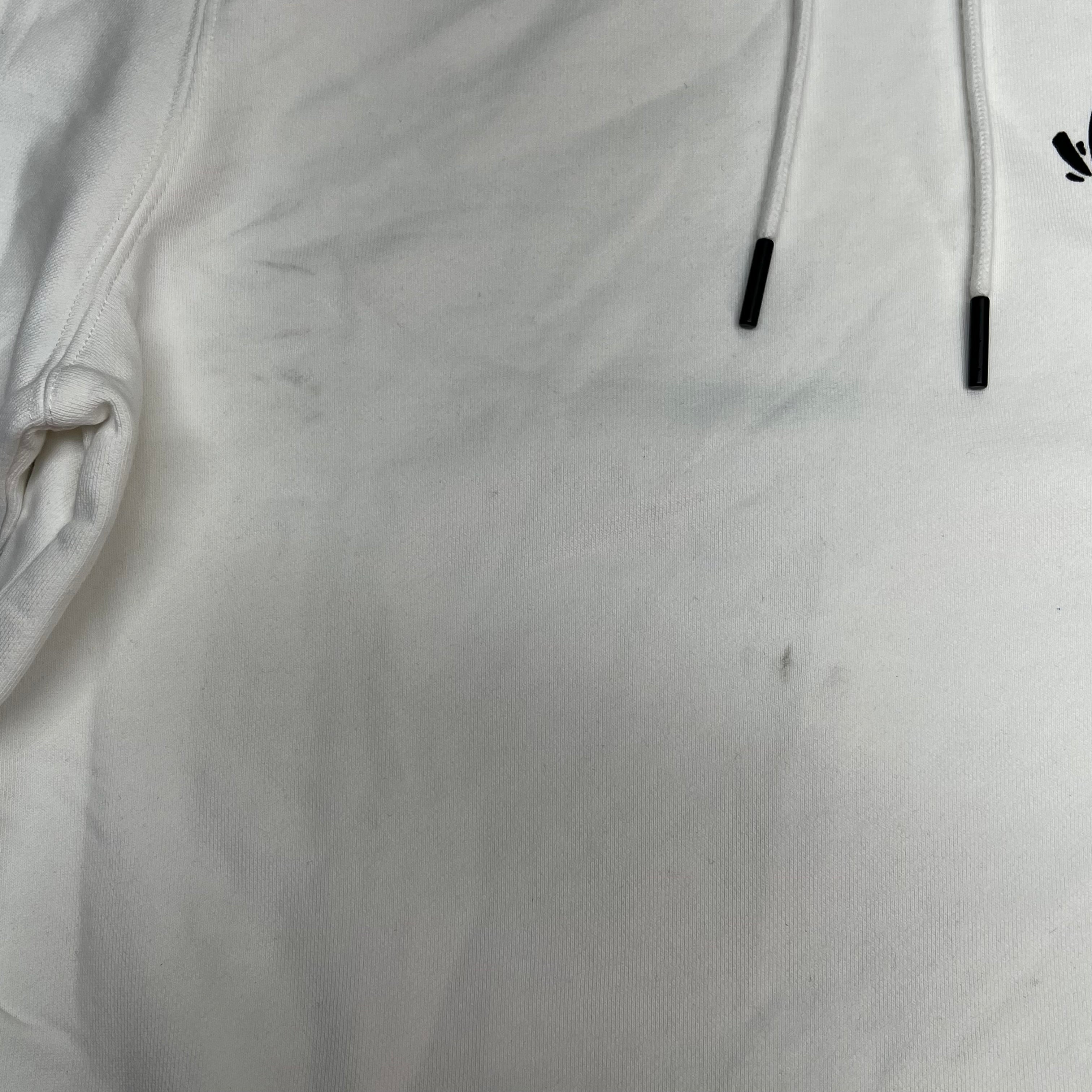 MONSTERCAT Records Adjustable Waist Sweatshirt Korean Fighter Men's Sz M White