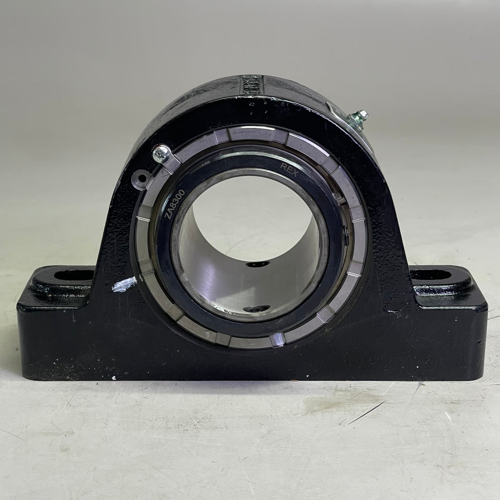 REXNORD Pillow Block Roller Bearing 3" Bore Diameter Cast Iron ZA8300