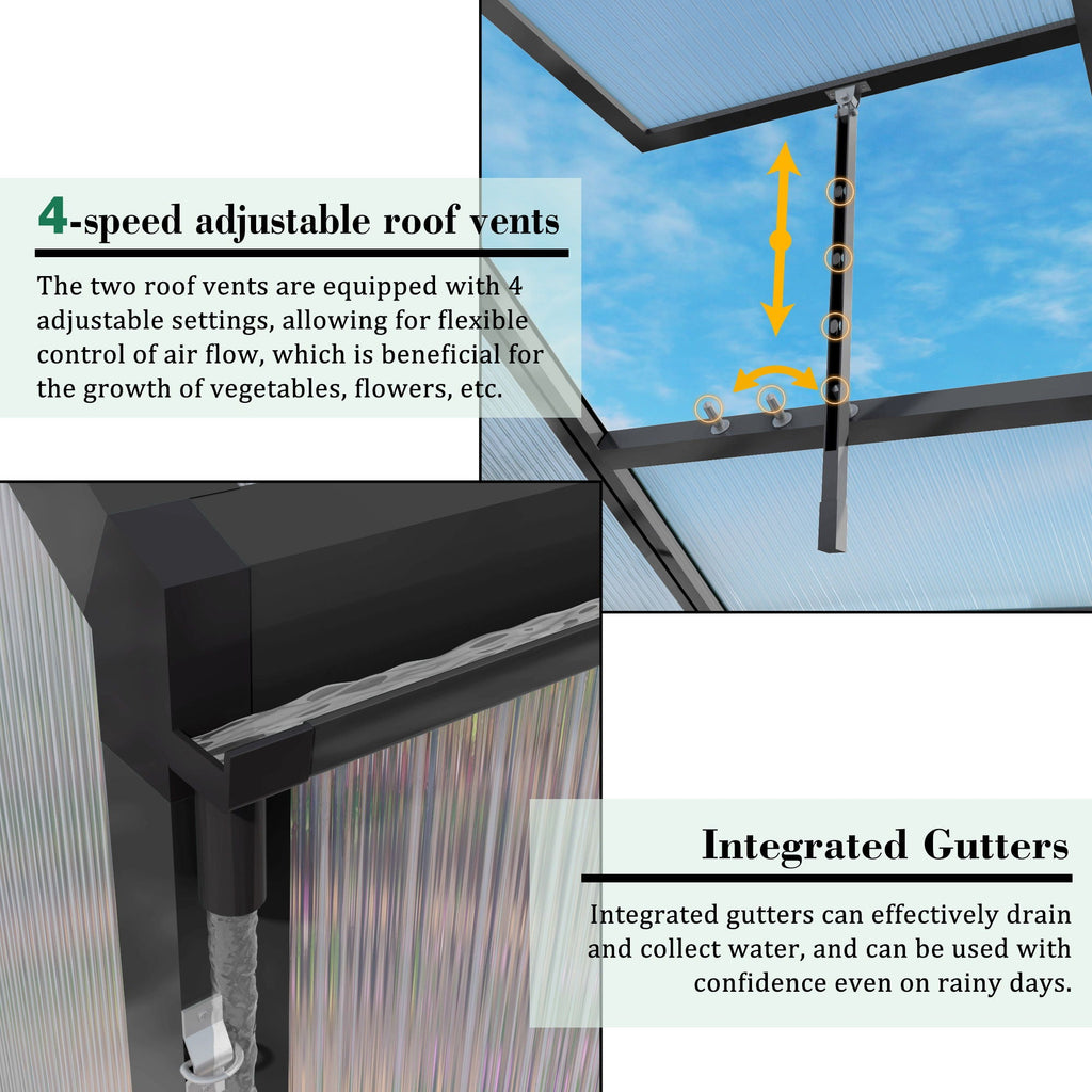 Gain Height Windproof house All Season Outdoor Garden Shelter