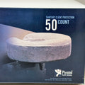 PIVOTAL  (50 PACK) Sani-Cover Face Rest Covers Fitted Disposable White FRC30-50