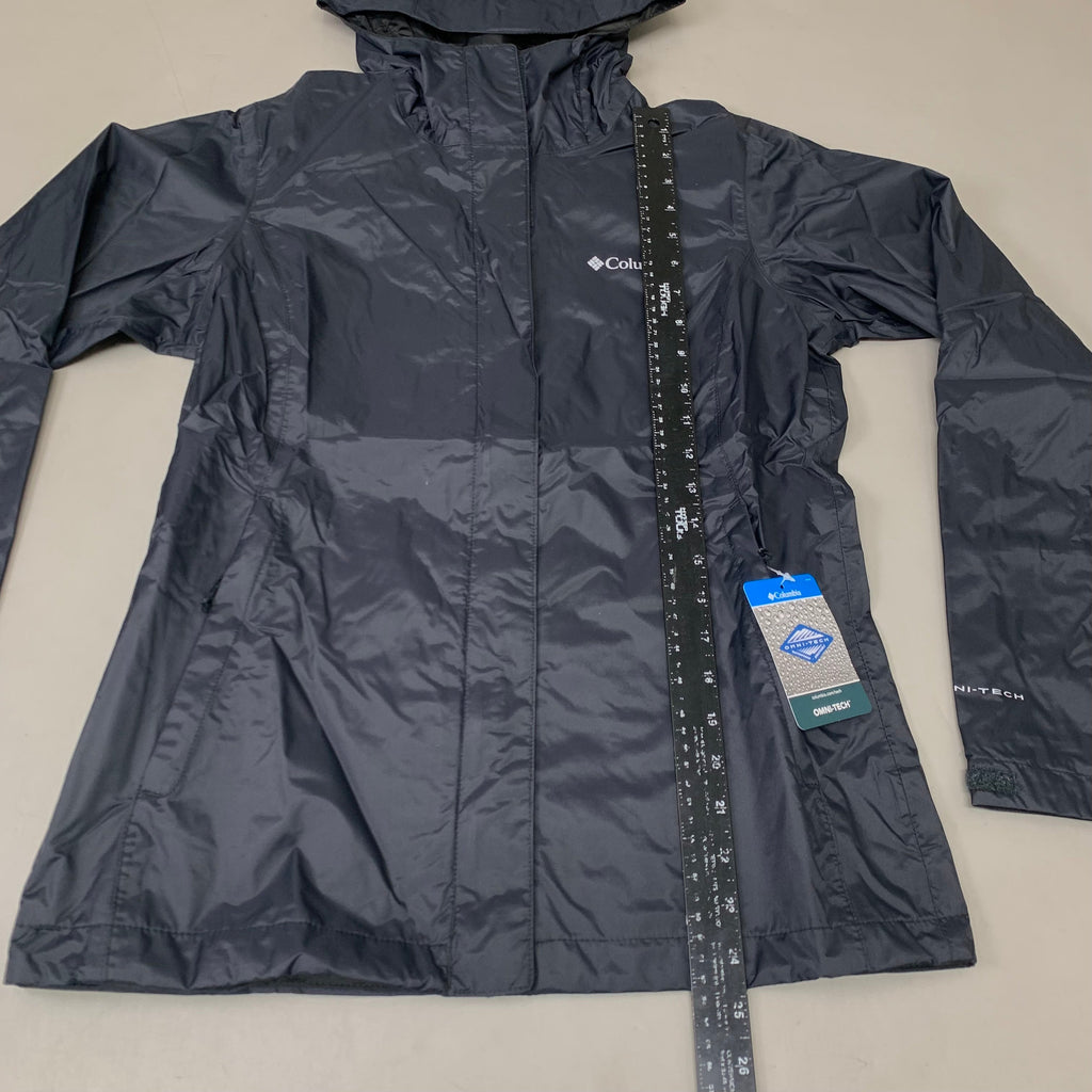 COLUMBIA Waterproof Breathable Arcadia II Jacket Women's Sz XS Black RL2436-010
