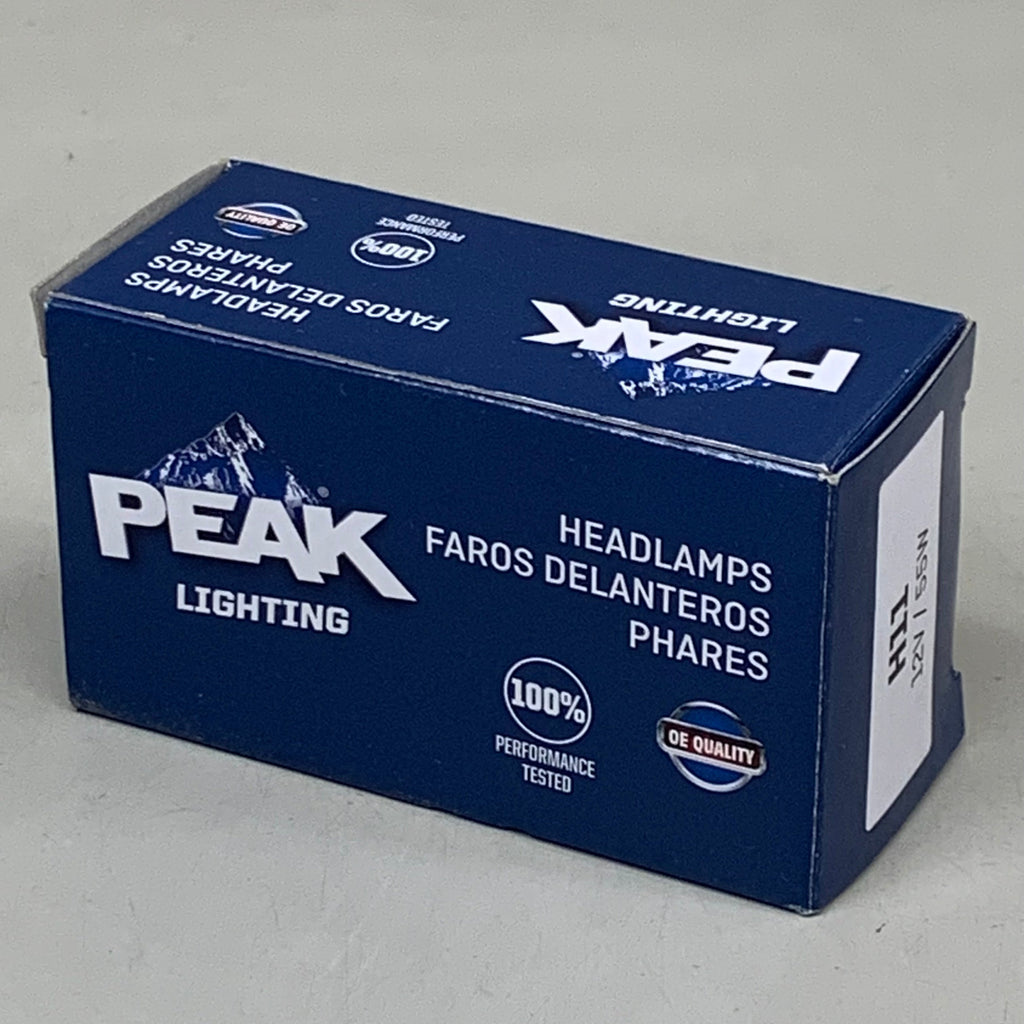 ZA@ PEAK (2 PACK) Lighting OE Standard Halogen Replacement Headlight 850 Lumen H11 12V / 55W