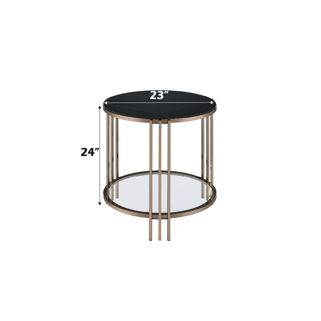 Abisha - Sintered Stone Top Round Tables