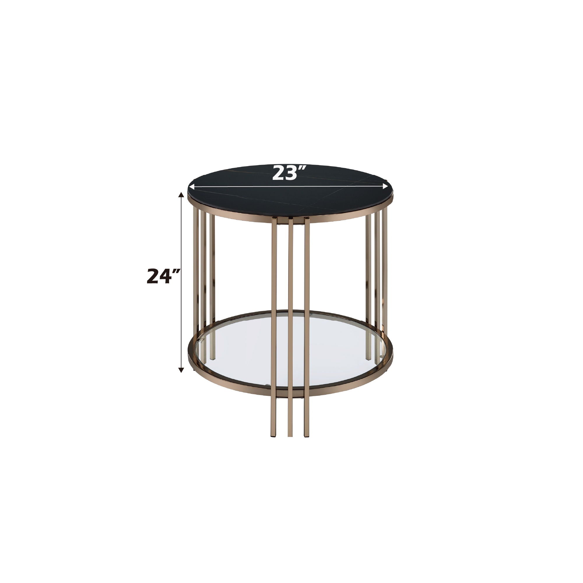 Abisha - Sintered Stone Top Round Tables