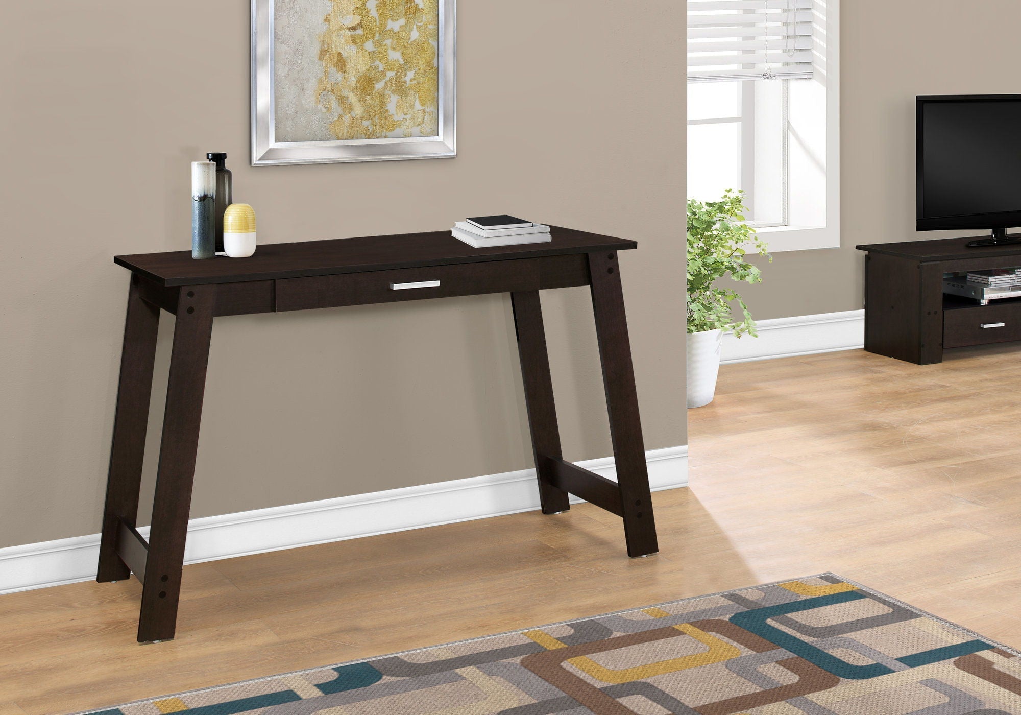Stylish Design Computer Desk for Home Office with Storage Drawers