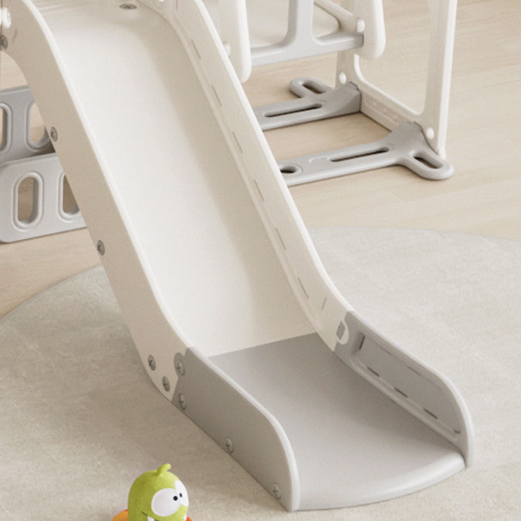 Toddler Slide Kids Playground With Basketball Hoop And Swing