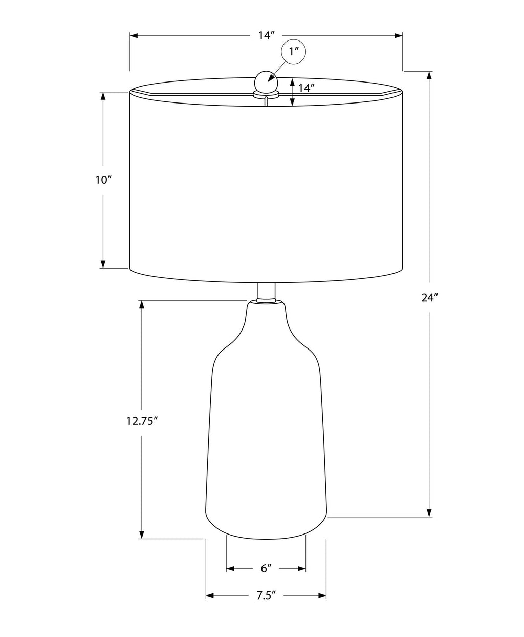 Lighting Table Lamp Concrete Contemporary