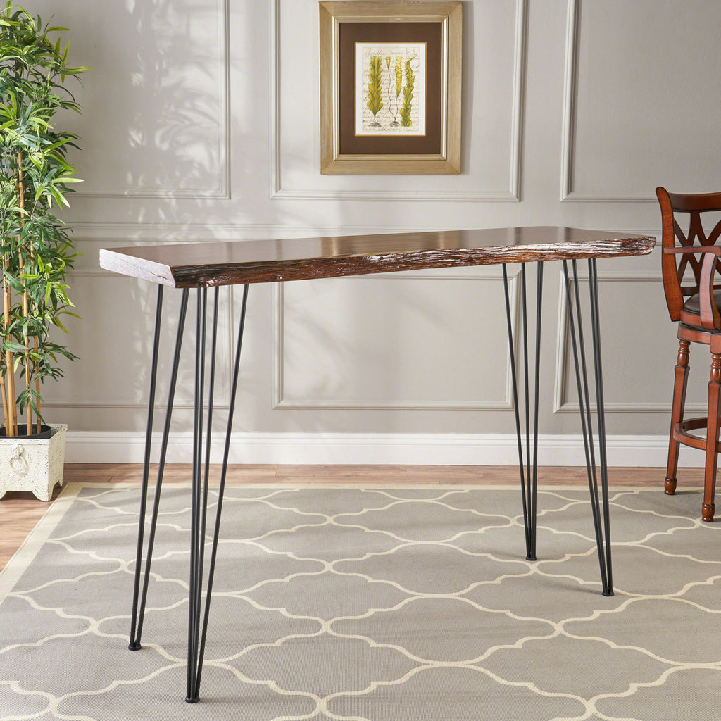 Modern Industrial Breakfast Bar Table