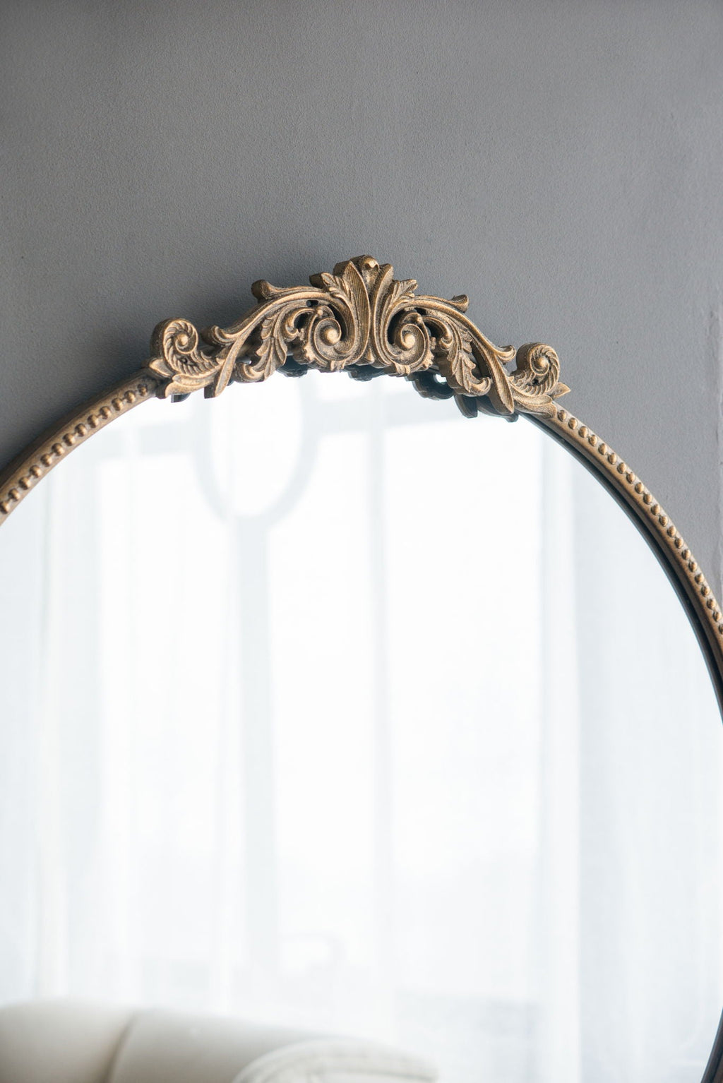 Classic Design Mirror With Baroque Inspired Frame