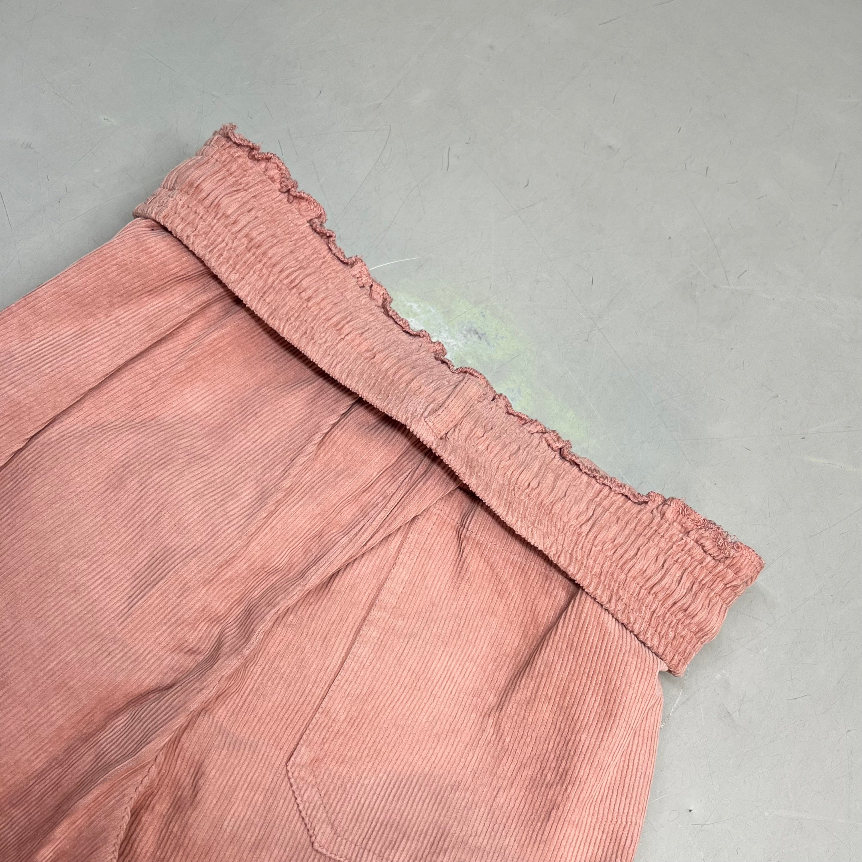 REUME CALIFORNIA Corduroy Tapered Pants Women's Sz S Dusty Pink (Pre-Owned)